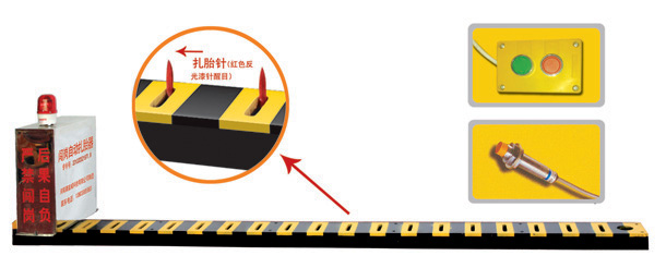 佛山V3嵌入式闯岗自动扎胎器/阻车器